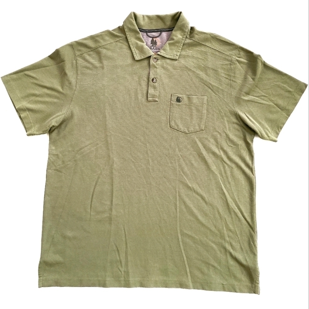 G.h. Bass Green Outdoor Polo Shirt